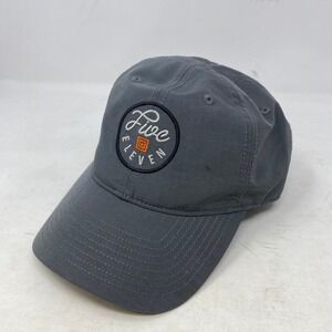 5.11 Tactical Mens Charcoal Grey Ripstop Snapback Hat Five Eleven 2003 Logo Cap